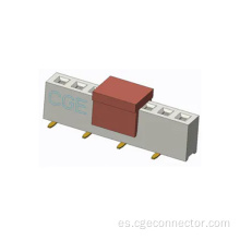 Conector de encabezado femenino de tipo vertical SMT